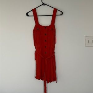 Urban outfitters orange romper